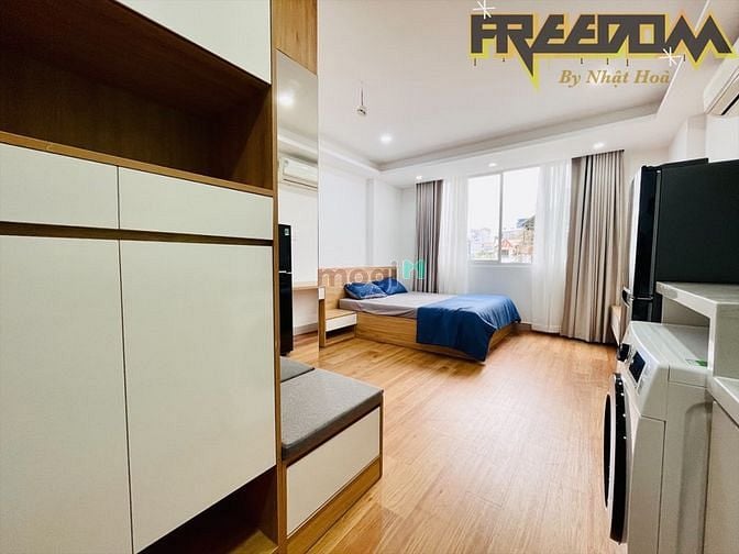 Hình ảnh Căn Hộ Studio Cửa Sổ Lớn 35m2 , Máy Giặt Riêng , Full Nội Thất , TT Q1