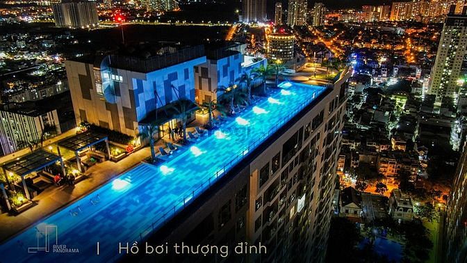 Hình ảnh Cho thuê River Panorama Quận 7, 2PN, 2WC, full nội thất. Giá 10,5 Tr