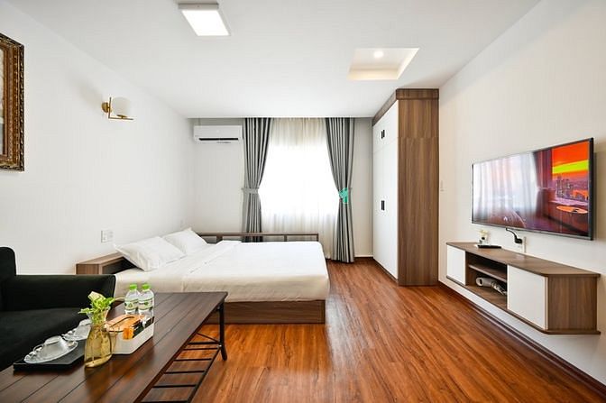Hình ảnh Căn Hộ Studio Ban Công 40m2 , Full nội Thất , Ngay Ngã Sáu Phù Đổng