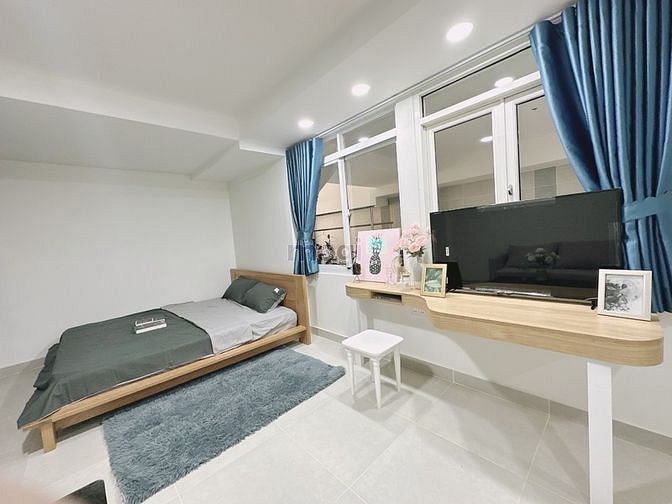 Hình ảnh Cho thuê Studio vách ngăn gần ngã tư Hàng Xanh Bình Thạnh