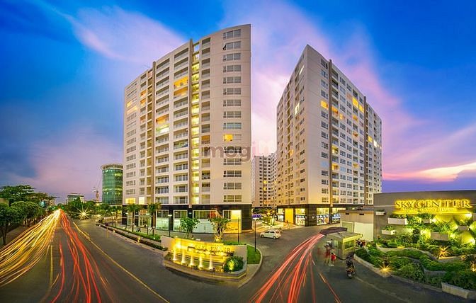 Hình ảnh Cho thuê Sky Center 80m2, 2PN, 2WC, Nội thất đẹp