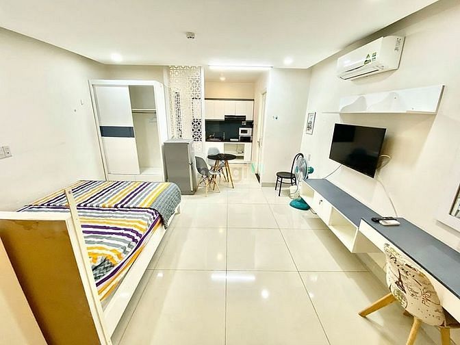 Hình ảnh Căn Hộ Full Đồ Ban Công Lớn Ngay Lê Hồng Phong Quận 10