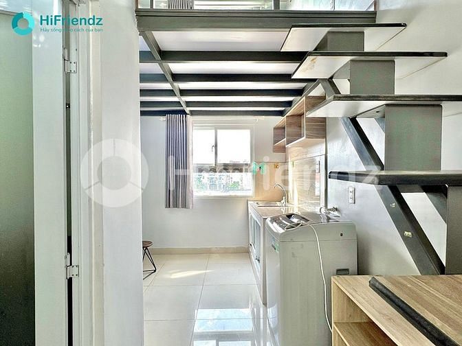 Hình ảnh DUPLEX STUDIO đầy đủ nội thất, máy giặt riêng, gần KCX Tân Thuận, Pet