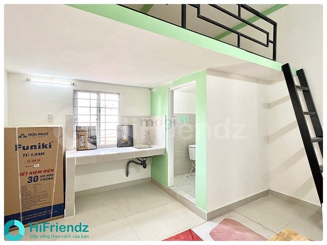 Hình ảnh CHDV có gác FULL NT - Mới 100% mặt tiền Dương Bá Trạc Quận 8_ Ở được 4