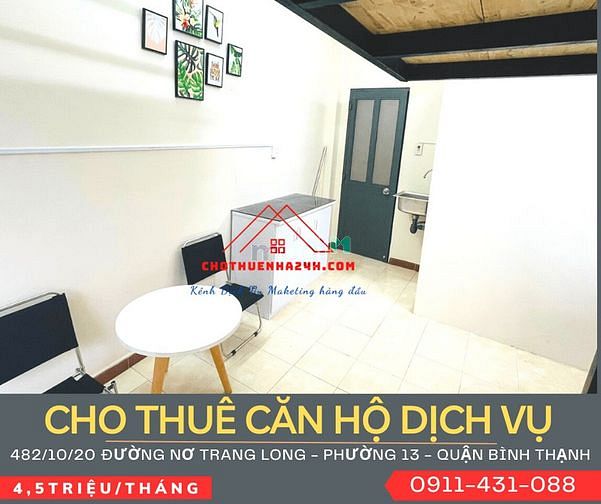 Hình ảnh CHDV 20m2 Nơ Trang Long, Bình Thạnh + Ban công cửa sổ, Gác, full nội t