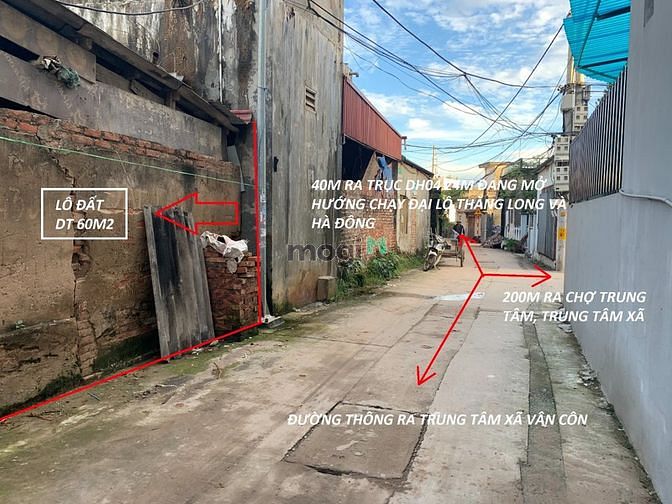 Hình ảnh [CHÍNH CHỦ bán] cắt lỗ 60m2 đất tại Hoài Đức, Hà Nội GIÁ RẺ. Đã có sổ