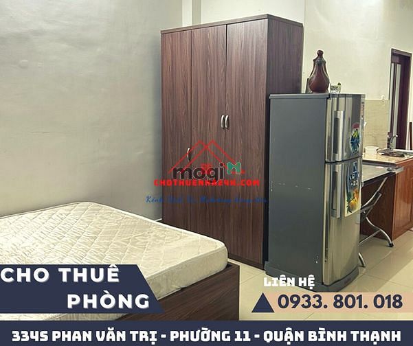 Hình ảnh Cho Thuê Phòng Full Nội Thất (4m x 6.5m) Phan Văn Trị, P11, Bình Thạnh
