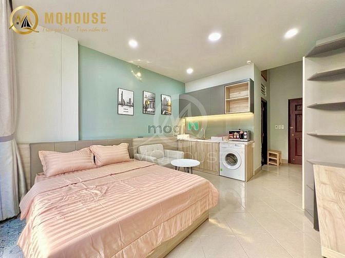 Hình ảnh Căn Hộ Studio Ban Công Full Nội Thất , Máy Giặt Riêng , Đề Thám Quận 1