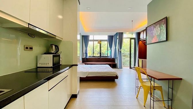 Hình ảnh Studio Ban Công Mang Phong Cách Gia Đình Nằm Tại Thảo Điền