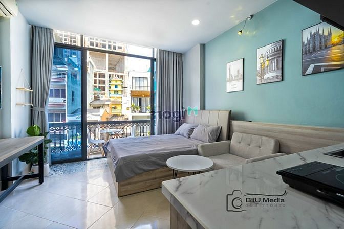 Hình ảnh Mb6623 nạp rút nhanh chóng 1 Phòng ngủ Studio bancon Full nội thất gần ĐH Văn Lang Quận 1