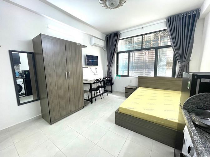 Hình ảnh Studio Full Nội Thất _28m2_Gần Vạn Hạnh Mall_Phòng Có Máy Giặt Riêng