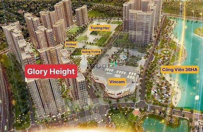 Hình ảnh Mở bán Glory Heights cạnh CV 36ha,TTTM, Quảng trường, HTLS 7 năm