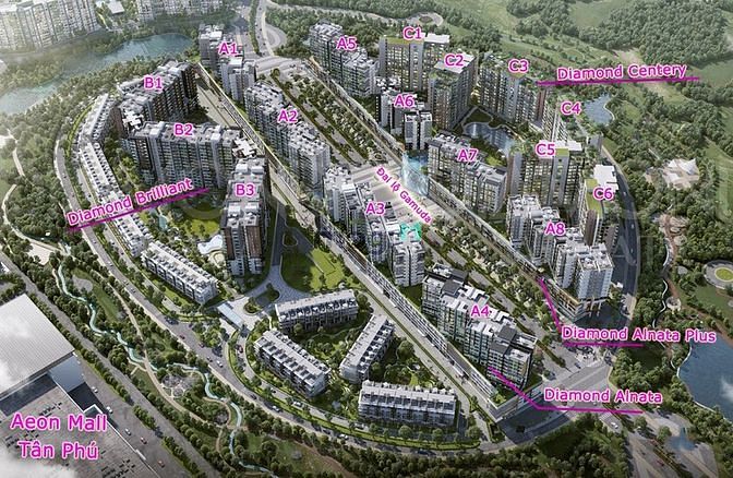 Hình ảnh Cho thuê Diamond Celadon city,112m2,2pn,Nội thất cao cấp, ở liền