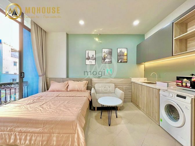 Hình ảnh CH Studio 1PN có Balcony thang máy, Full nội thất ngay Nguyễn Trãi