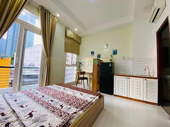 Hình ảnh Phòng Studio Bancol View Landmark Đẹp Mới Thoáng Mát Full Nội Thất