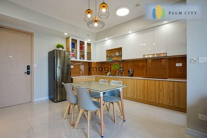 Hình ảnh Cho thuê 2PN 80m2 dự án Palm Heights, full nội thất, giá 15tr bao phí