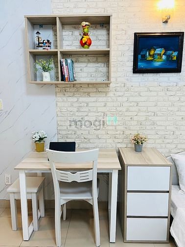 Hình ảnh CHO THUÊ PHÒNG STUDIO FULL NT BẾP 27m2 Ngay Cầu SGon Q2(Có Thuê 2-3Thg