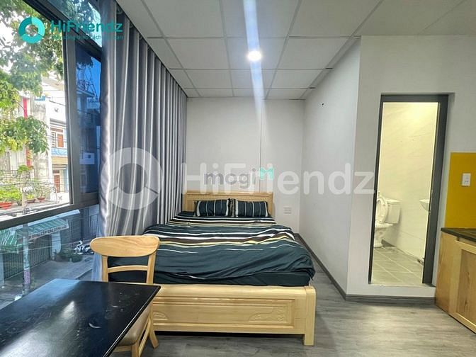 Hình ảnh 1PN kính trong suốt ngay sát Ngã Tư 4 xã