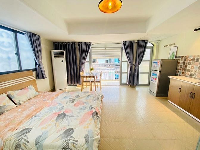 Hình ảnh Căn Hộ Ban Công Studio Ngay khu vực Cộng Hòa mới xây full nội thất