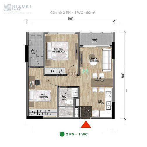 Hình ảnh Cho thuê Trang Chủ MB66.COM / Đăng Ký Tặng 66K 60m2 Mizuki Park giá 7tr/tháng