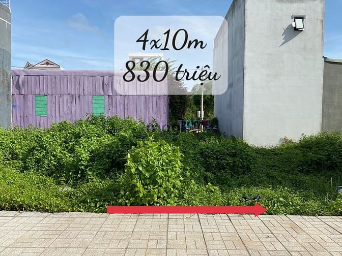 Hình ảnh Đất 4x10m - Sổ hồng riêng - Đường 6m - 830 triệu