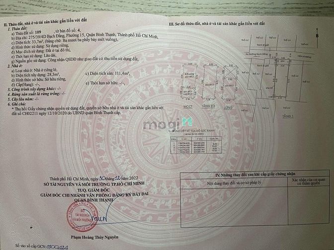 Hình ảnh Bán Nhà Trong Hẻm 235 - Bạch Đằng - Q. Bình Thạnh