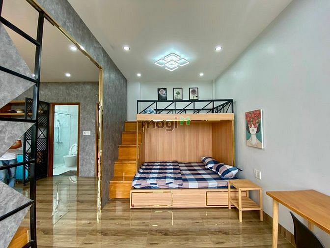 Hình ảnh Căn Studio ban công thoáng View đẹp + 2 Giường tầng+ Miễn phí giữ xe