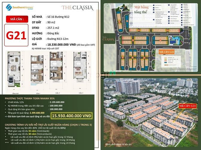 Hình ảnh Biệt thự Sân Vườn THE CLASSIA - KHANG ĐIỀN quận 9