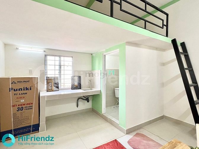 Hình ảnh Cho thuê phòng dạng duplex - full nội thất - ra vào vân tay