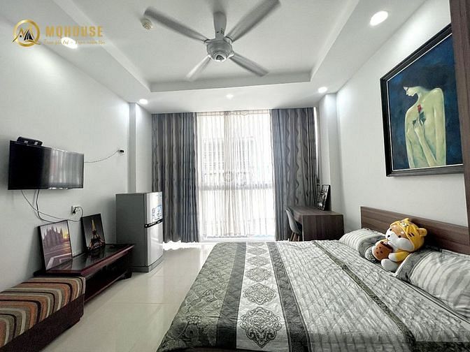 Hình ảnh Studio bancol full nội thất gần cầu Kiệu