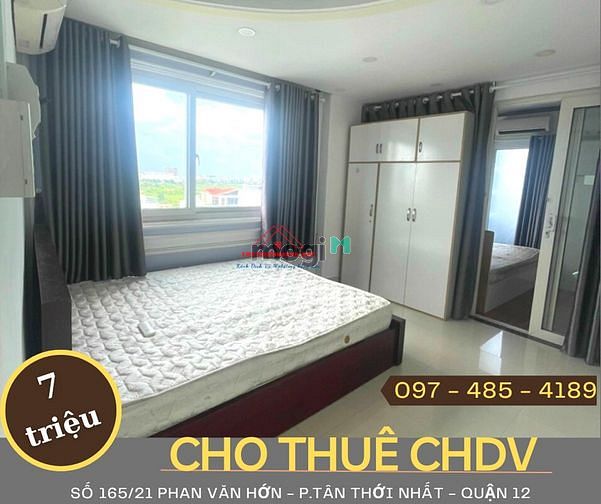 Hình ảnh Cho Thuê CHDV 2PN, Full Nội Thất số 165/21 Phan Văn Hớn, Quận 12