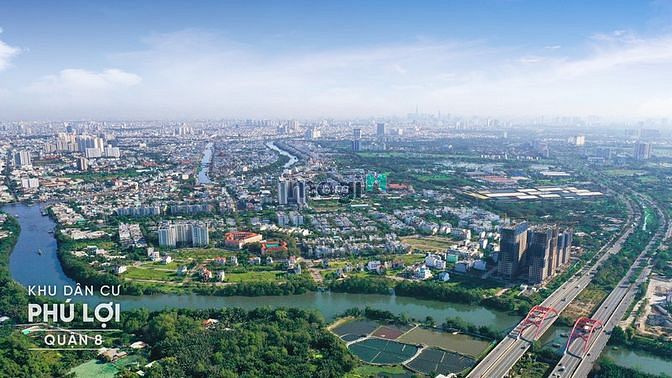 Hình ảnh Bán Đất Nền Quận 8 Có Sổ Chỉ 48 Nền Ngay Khu Dân Cư Phú Lợi