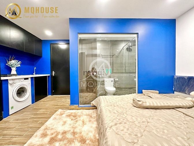 Hình ảnh STUDIO máy giặt riêng cửa sổ giếng trời mới 100% Trường Sa - Hoàng Sa