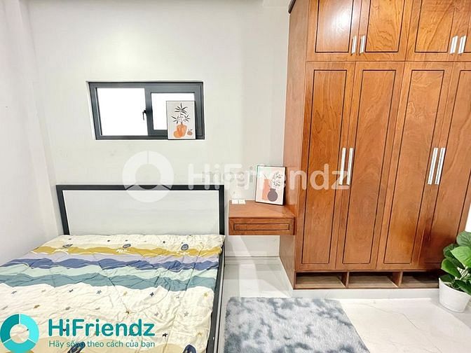 Hình ảnh Studio Ban Công Nội Thất Gỗ Sang Trọng Tại Khu Sân Bay Tân Bình