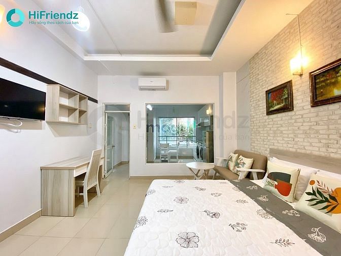 Hình ảnh 🌇TRỐNG PHÒNG-1 Phòng Ngủ-Ban Công-full NỘI THẤT-Cao Cấp