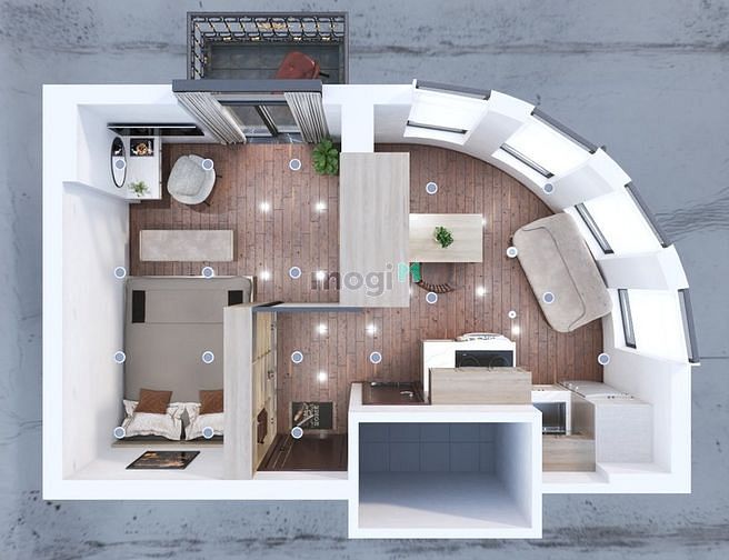 Hình ảnh CHo thuê CHDV BAO PHÍ hiện đại mới Sân Bay- Yên Thế - full tiện nghi