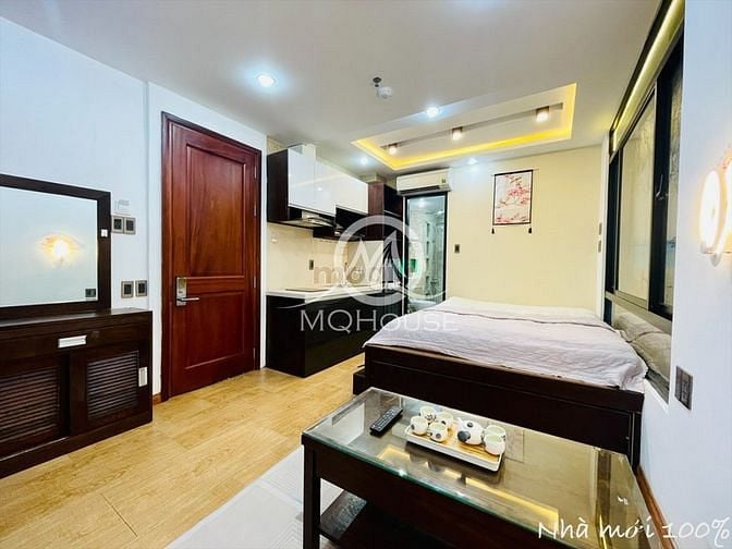 Hình ảnh Cho thuê CH Studio Cửa Sổ, thang máy, Ful nội thất ngay Nguyễn Trãi Q1