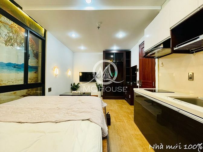 Hình ảnh Cho thuê CH Studio Cửa Sổ, thang máy, Ful nội thất ngay Nguyễn Trãi Q1