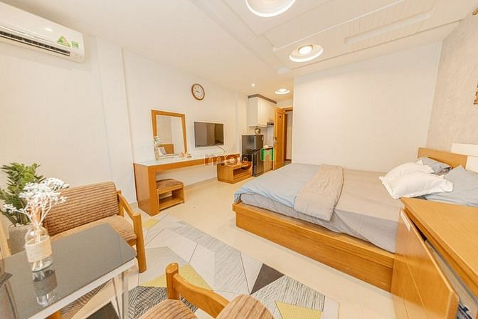 Hình ảnh CH Studio, 1PN có Balcony thang máy, Full nội thất ngay Lê Lai
