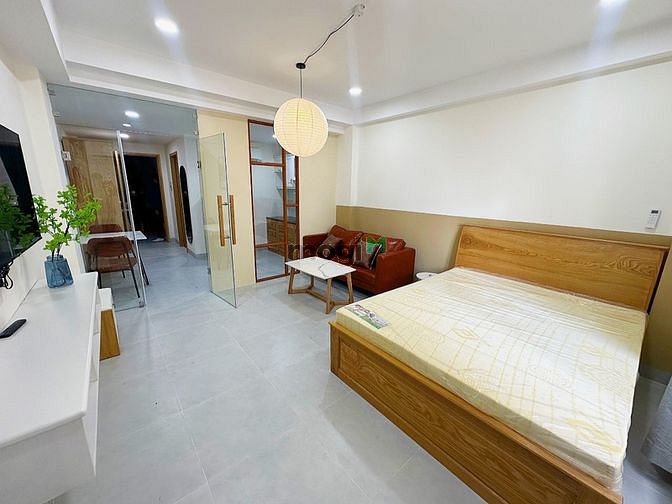 Hình ảnh CH 1PN riêng có Balcony thang máy, Full nội thất ngay Võ Thị Sáu, Q1