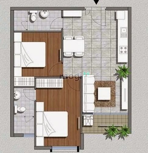 Hình ảnh Trang Chủ MB66.COM Chính Thức An Gia Garden, 2 Phòng Ngủ Quận Tân Phú Cần Bán.