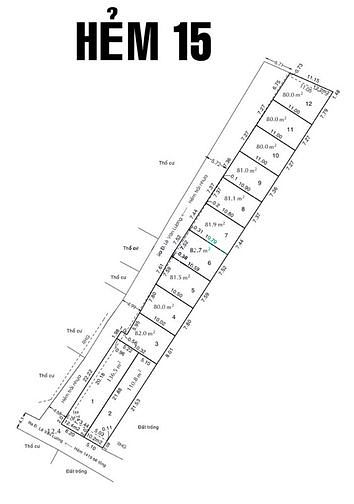 Hình ảnh Đất hẻm nhựa 6m, Lê Văn Lương, Phước Kiển 80 m2, 46 tr/ m2