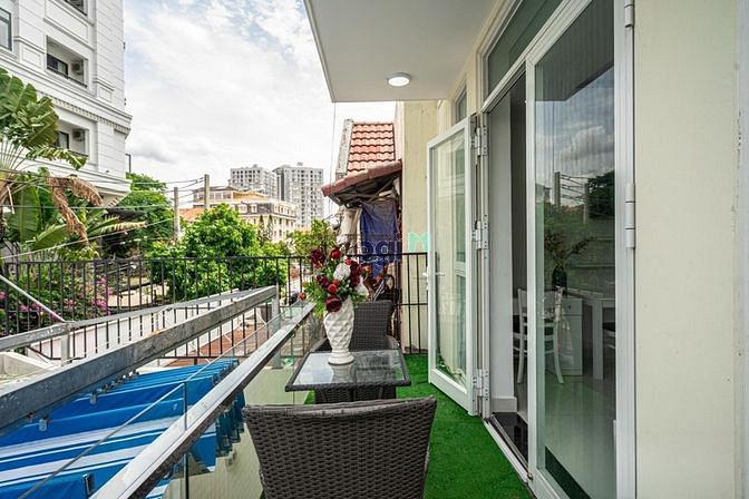 Hình ảnh Căn Hộ Studio ban công lầu 1 full nội thất - thoáng mát view cực xinh
