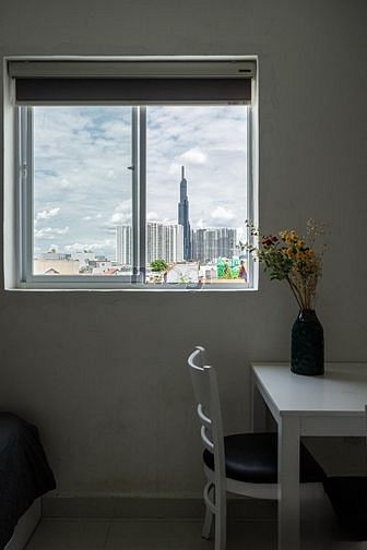 Hình ảnh Studio cửa sổ view ban công thoáng mát THẢO ĐIỀN Q2