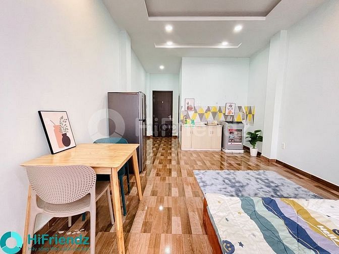 Hình ảnh Studio Ban Công Máy Giặt Riêng Nội Thất Gỗ Mới 100% Gần Q10