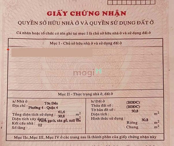 Hình ảnh Nhà hẻm 368 Tôn Đản.31m2.3.5mx9m. 2 Tầng. Đang Cho Thuê đều đặn 8tr/th