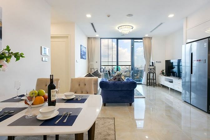 Hình ảnh Chung cư 2 PHÒNG NGỦ -Vinhomes Bason Q1, NT đẹp view cao