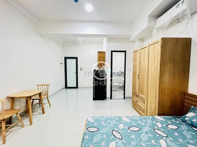 Hình ảnh studio bancol 30m2 đường Bạch Đằng đối diện chợ Bà Chiểu