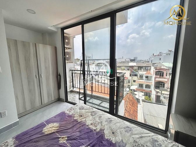 Hình ảnh studio bancony 30m2 đường Lê Quang Định giáp Phạm Văn Đồng