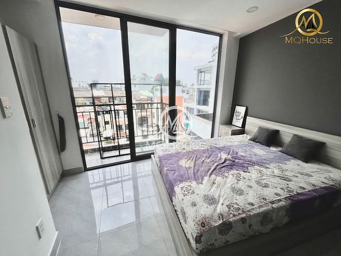 Hình ảnh studio bancony 30m2 đường Lê Quang Định giáp Phạm Văn Đồng